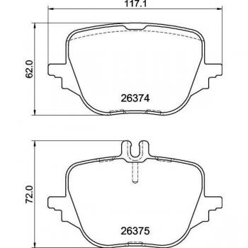Pastillas de freno BREMBO P 50 169 - Juego de pastillas de freno, alta calidad, rendimiento óptimo, diseño específico para vehículos, reducción de ruido y vibraciones, fácil instalación