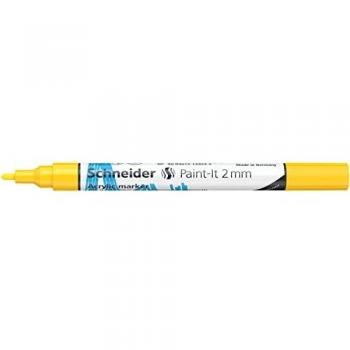 Marcador Acrílico Schneider Paint-It 310 Amarillo 2 mm