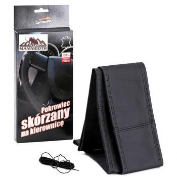 Funda cubierta para el volante MAMMOOTH CP10053 negro 42-44 cm cuero con cordones
