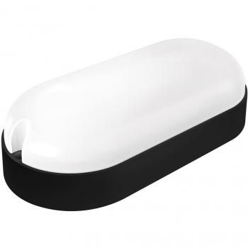 Aplique LED Oval IP65 Matel 7W Negro 4200K