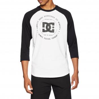 DC Shoes Rebuilt 2 3/4 T-Shirt, Hombre, Bright White-Solid, L