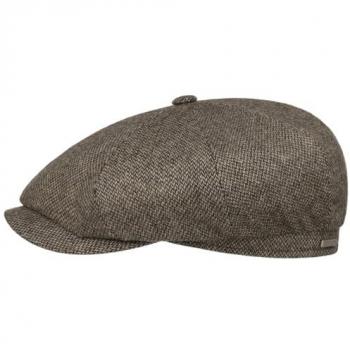 Hatteras Harridge Beige Wool Flat Cap - Size S (54-55 cm)