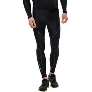 Ultrasport Rainbow - Pantalones de comprensión deportivos para hombre, color negro, talla M