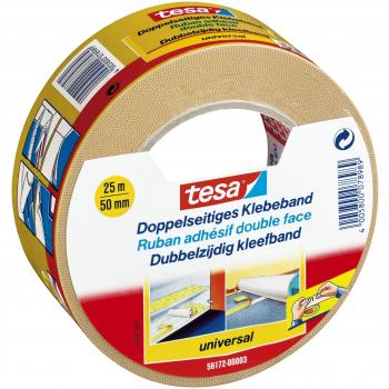 Tesa 56172-00005-01 - Cinta de doble cara universal, 25 m x 50 mm