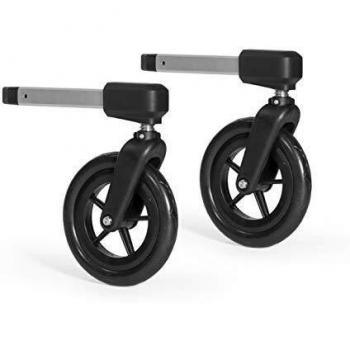 Burley 2-Wheel Stroller Replacement Kit, Black/Silver, Lightweight (3.7 LBS)