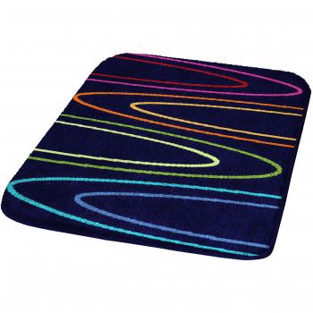 Meusch Alfombra de baño, Negro, 70 x 120 cm