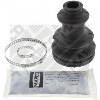 Juego de fuelles para árbol de transmisión MAPCO CV-joint boot 18408, incluye dos fuelles, abrazaderas y es compatible con varios modelos de vehículos