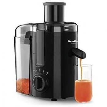 Moulinex Frutelia JU370810 - Licuadora 350 W, gran diámetro de apertura, diseño compacto, 2 velocidades, filtro de acero inoxidable, depósito de 950 ml, piezas extraíbles aptas para lavavajillas
