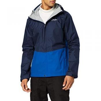 Berghaus UK Deluge Vented Shell Chaqueta Impermeable, Hombre, Dusk/Lapis Blue, Extra-Small