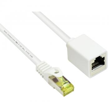 Cable de red Cat7 S/FTP Blanco 10 m Alargador RJ45