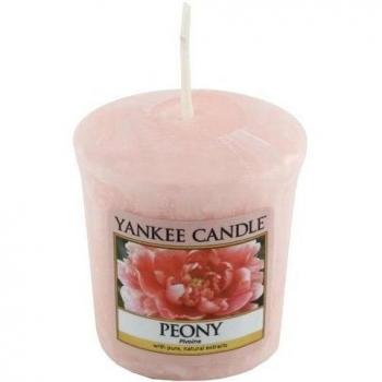 YANKEE CANDLE 49 g Peonía Vela Votiva, Cera, Rosa, 4.7x4.5x5.3 cm