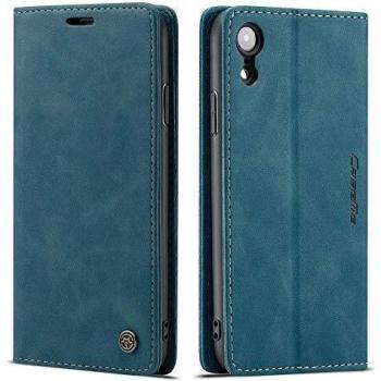 Freezon - Funda para iPhone XR, Elegante Piel Retro con Ranura para Tarjeta de crédito, con Soporte y Cierre magnético para iPhone XR