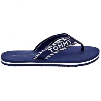 Chanclas Tommy Hilfiger Webbing Beach Sandal Marino Hombre