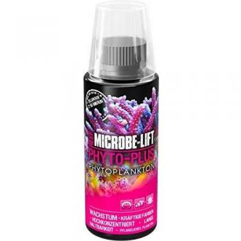 MICROBE-LIFT Phyto-Plus - Plancton Vegetal para corales y Animales Inferiores en acuarios de Agua Salada, favorece el Crecimiento y Potencia los Colores,