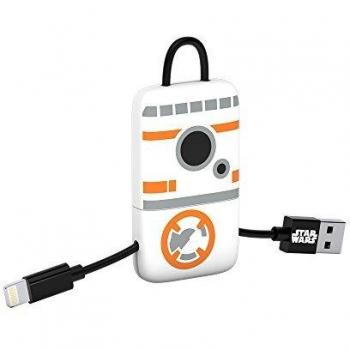 SilverHT BB8 USB Lightning Keychain Cable MFI 22cm for iPhone and iPad