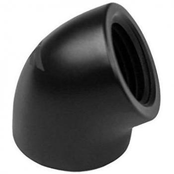 Nanoxia CoolForce 30° Dual G1/4 Female Water Cooling Adapter, Black