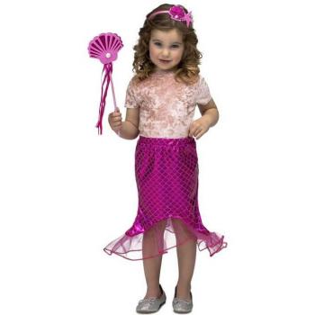Disfraz de Sirena Rosa para niña