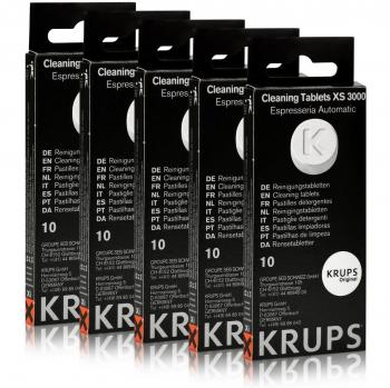 Lote de 5 pastillas detergentes Krups XS3000 (10 unidades)