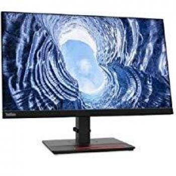 Lenovo ThinkVision T24h-20 23.8 QHD IPS Monitor USB Type-C + HDMI 1.4 + DP 1.2 3 lados sin bordes Regulable en altura Rotacion vertical en la peana - Negro