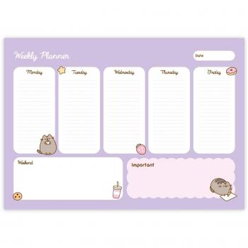 Bloc planificador semanal A4 Pusheen Moments Erik lila