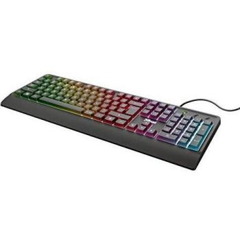 Trust Computer Ziva Gaming LED Keyboard ES PERP, Negro
