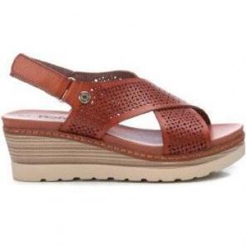Sandalia Refresh 170780 Taupe con Cierre Adherente