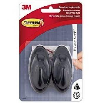 Ganchos Ovales Medianos Command - Pack de 2 Uds