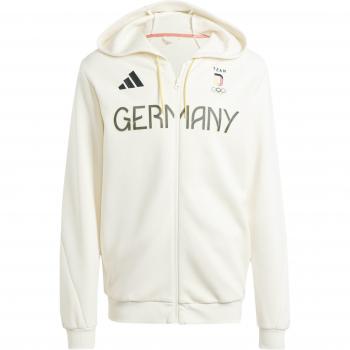 adidas Team Zip Hoodie Men Cream XXL