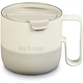 Taza Klean Kanteen Rise con tapa Flip 14oz (399ml) blanca