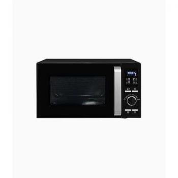 Microondas Exquisit MW 8925-7 H Negro con Grill y Aire Caliente, 25 Litros, 900W, Temporizador y Luz Interior