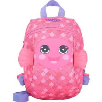 Mochila Totto Kids Cornejo Pez Rosa Infantil