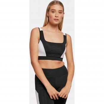 Urban Classics Women's Color Block Sports Bra Black/White