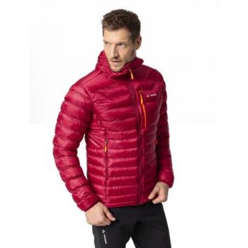Chaqueta de Aislamiento con Capucha Vaude Batura para Hombre - Primaloft - XL - Rojo Oscuro