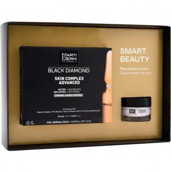 Martiderm Black Diamond Skin Complex+ Advanced Cofre Piel Normal-Seca 30 Ampollas + Epigence 145 Cream Regalo