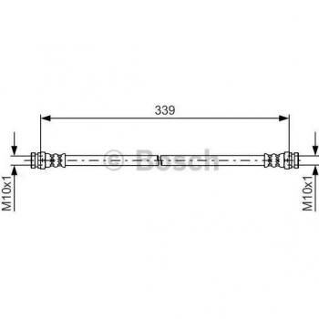 Manguera de freno Bosch BH1462 - 1987481578