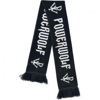 Powerwolf Logo Bufanda Negro/Gris