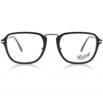Persol PO3331V 95 Men's Eyeglasses Black Size 50 - Blue Light Block Available (Frame Only)