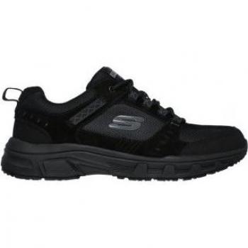Zapatillas de ante para hombre Skechers Oak Canyon negro, talla 41