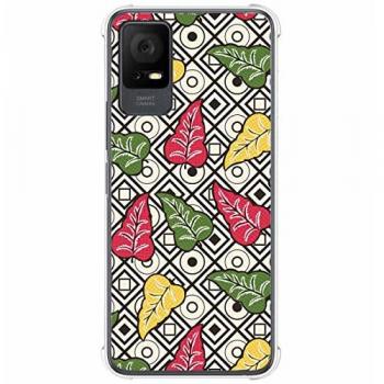 Funda Silicona Antigolpes para TCL 406 con Diseño de Flores 11