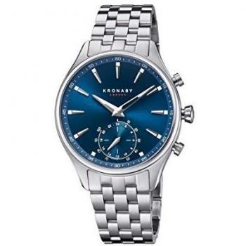 Kronaby S3119/1 Men's Blue Sekel Hybrid Smartwatch