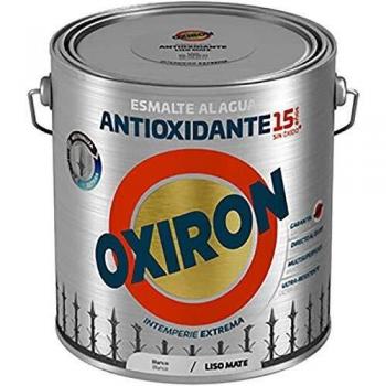 Esmalte antioxidante Titan Oxiron al agua Liso Mate - 2,5 L, 4566 Blanco