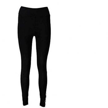 Reebok Te Linear Logo Legging Mallas, Mujer, Negro/Blanco/Blanco, M