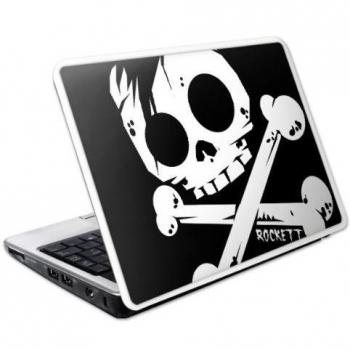 MusicSkins Rockett Clothing Rockett Skull - Skin para portátil pequeño
