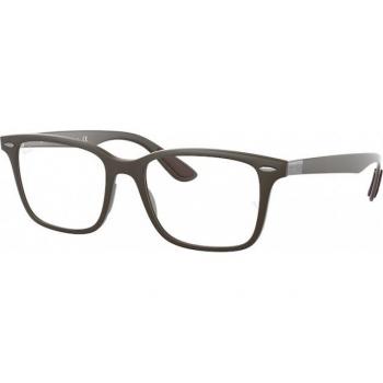 Ray-Ban RX7144 8063 Armazones para Hombre Marrones con lentes recetados de 53 mm