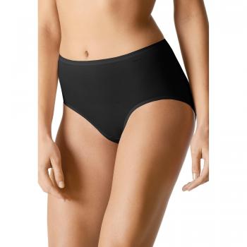 Pantalones Taillenslip Altos Mey Superfine Organic para Mujer en Algodón Negro 48
