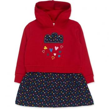 Vestido de bebé niña Tuc Tuc combinado felpa con capucha Road To Adventure