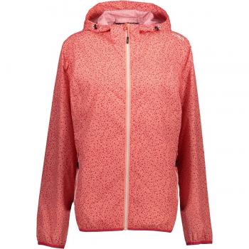 CMP Women's Packable Rain Jacket with Hood - Coral