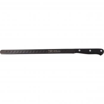 Walter 8441 - Cuchillo jamonero-salmonero, averolado, 28 cm, titanio negro