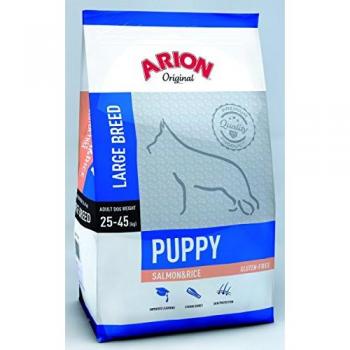 Arion Original Puppy Large Breed - Alimento para Cachorros de Razas Grandes con Salmón y Arroz - 12 kg