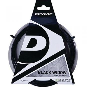 Dunlop Black Widow 16G Set 1Pc - Cordaje de raqueta de tenis